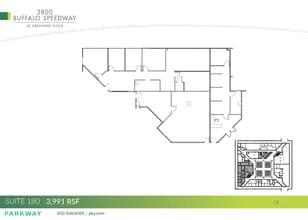 3800 Buffalo Speedway, Houston, TX à louer Plan d’étage– Image 1 sur 2