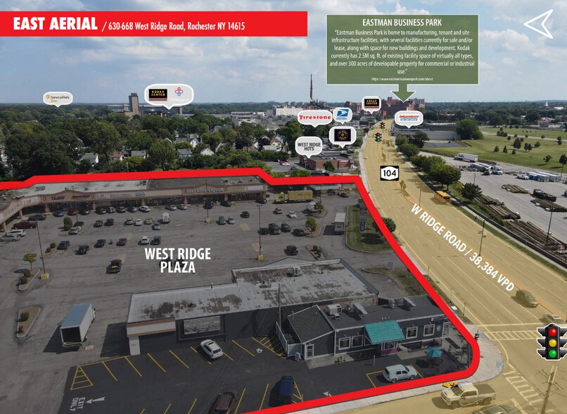 668 Ridge Rd W, Rochester, NY à louer - Photo de l’immeuble – Image 2 sur 6