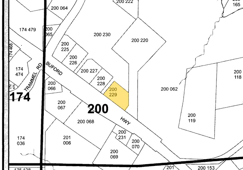 1747 Buford Hwy, Cumming, GA à vendre - Plan cadastral – Image 3 sur 8