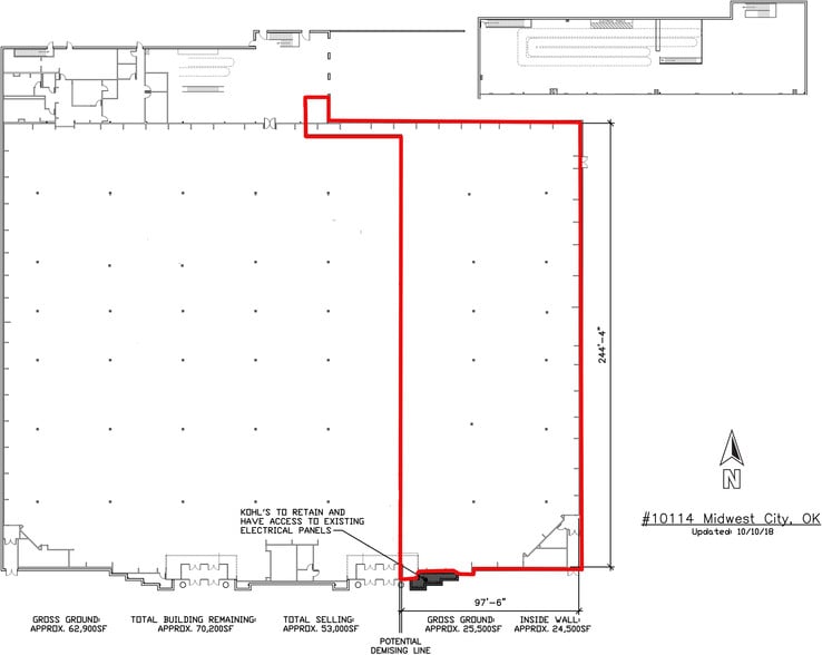 7401 SE 29th St, Midwest City, OK à louer - Plan d’étage – Image 2 sur 5