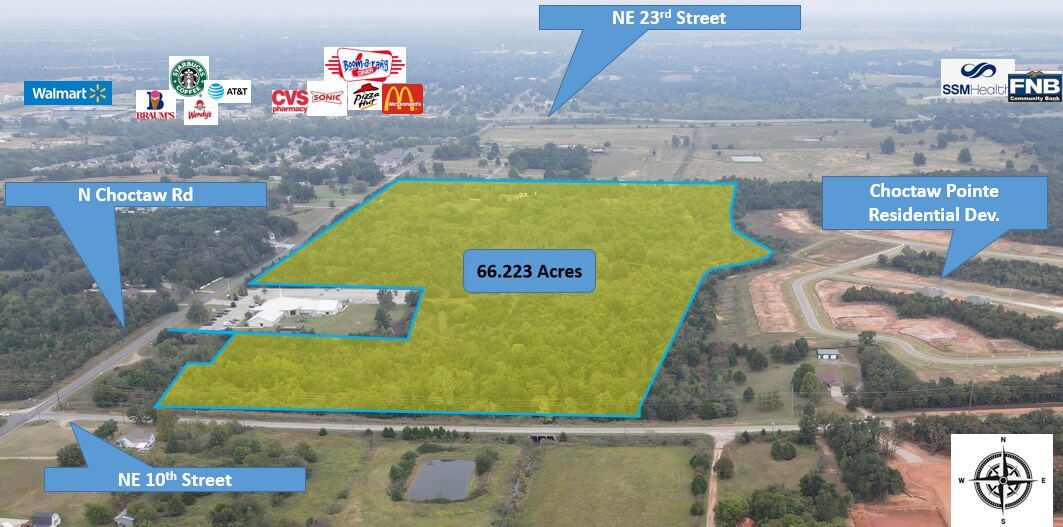1530 Choctaw Rd, Choctaw, OK à vendre Photo de l’immeuble– Image 1 sur 3