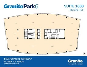 5525 Granite Parkway, Plano, TX à louer Plan d’étage– Image 2 sur 2
