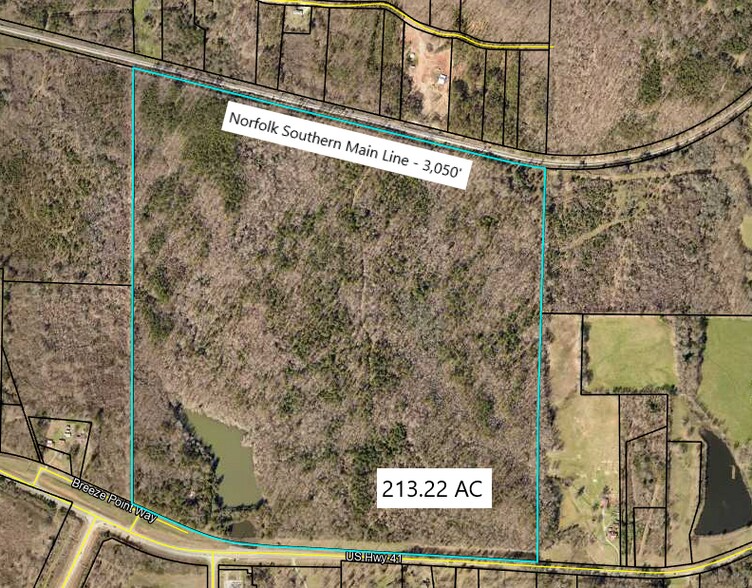 US 41 hwy, Barnesville, GA à vendre - Plan de site – Image 2 sur 2