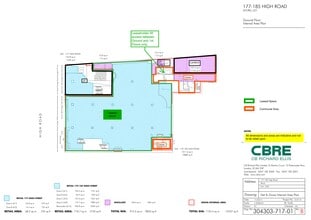 177-185 High Rd, Ilford à louer Plan de site– Image 2 sur 2