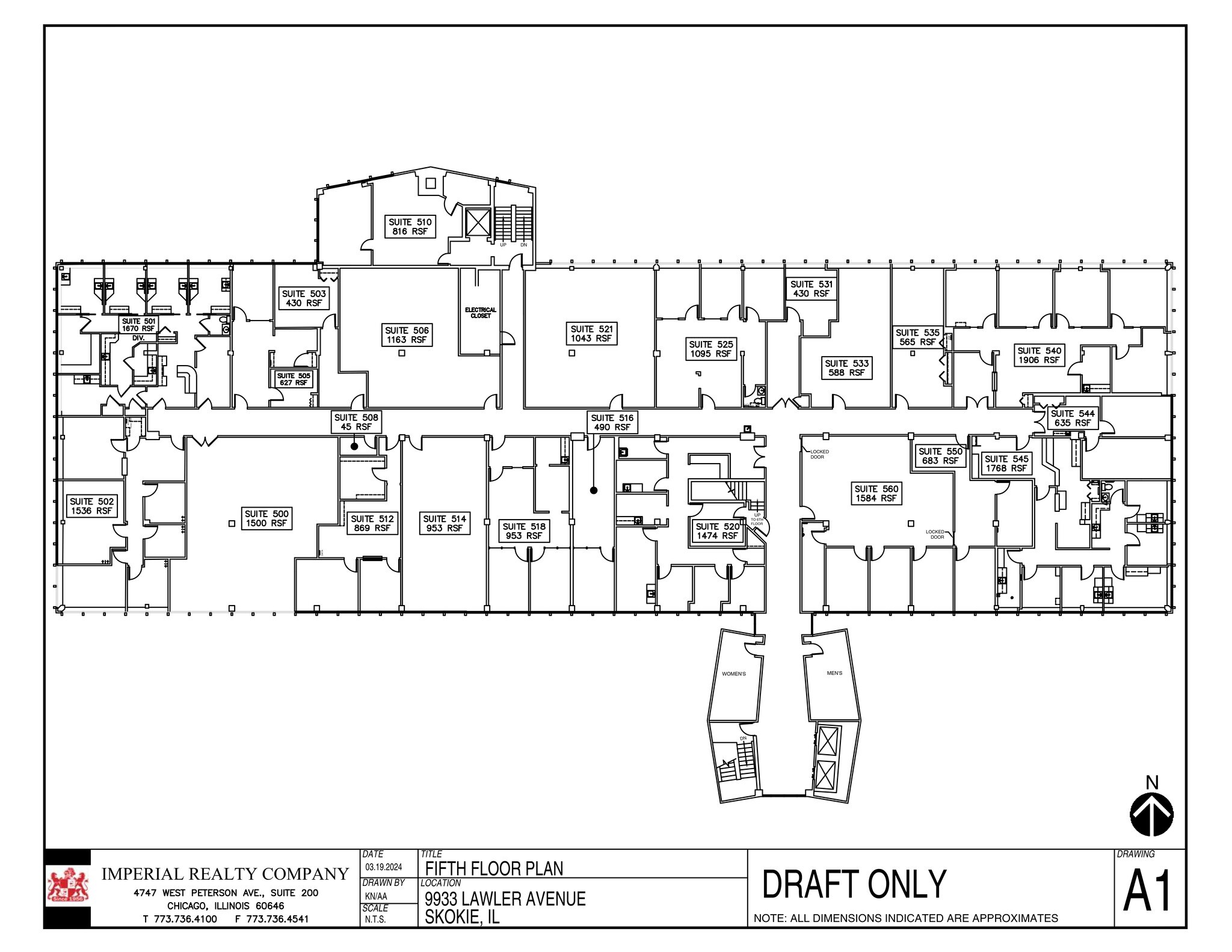 9933 Lawler Ave, Skokie, IL à louer Plan de site– Image 1 sur 1