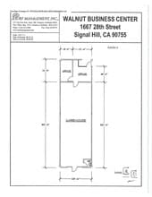 1653-1679 E 28th St, Signal Hill, CA à louer Plan de site– Image 1 sur 4
