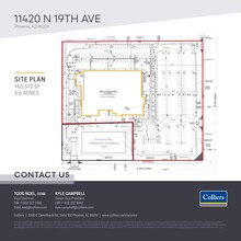11420 N 19th Ave, Phoenix, AZ à louer Plan de site– Image 1 sur 2