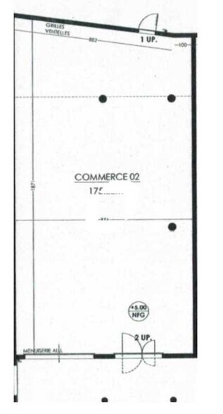Local commercial dans Audenge à louer - Plan d’étage – Image 1 sur 1