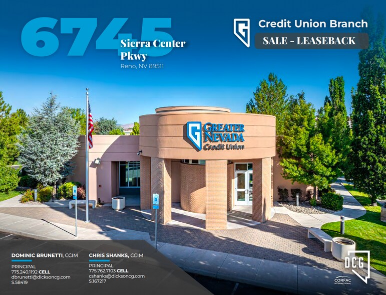 6745 Sierra Center Pky, Reno, NV à vendre - Photo principale – Image 1 sur 8