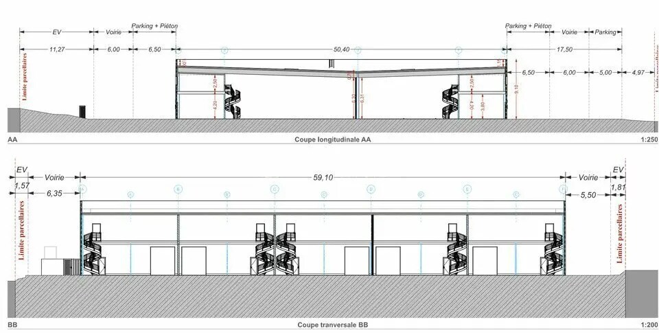 Local d’activités dans Ludres à louer - Plan d’étage – Image 3 sur 3