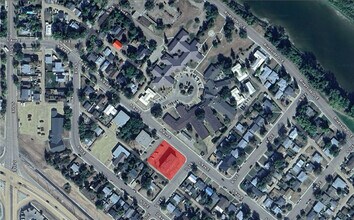 601 7 St E, Drumheller, AB - Vue aérienne  vue de carte - Image1