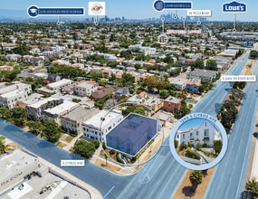 493 San Vicente Blvd, Los Angeles, CA - Vue aérienne  vue de carte - Image1