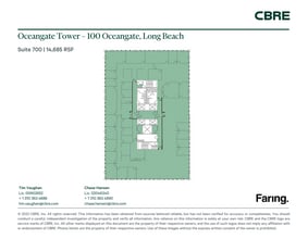 100 Oceangate, Long Beach, CA à louer Plan d’étage– Image 1 sur 1