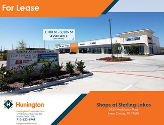 Plus de détails pour 3233 Meridiana Pky, Iowa Colony, TX - Local commercial à louer