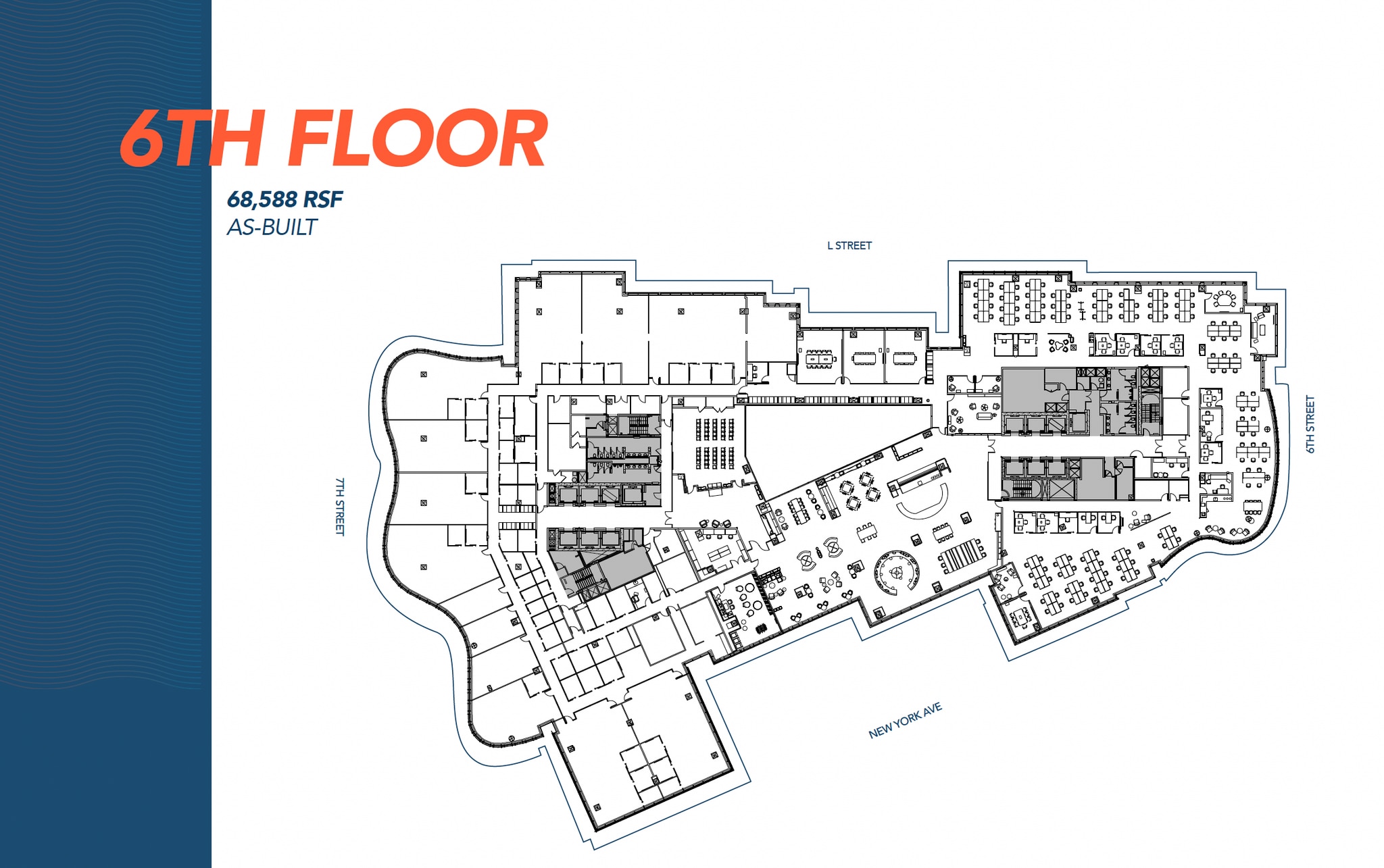 655 New York Ave NW, Washington, DC à louer Plan d’étage– Image 1 sur 1