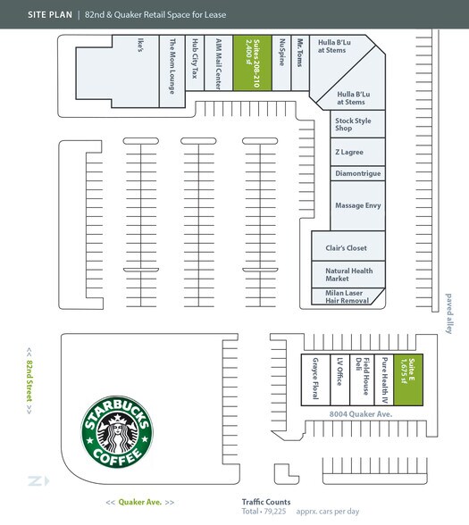 4414 82nd St, Lubbock, TX à louer - Plan de site – Image 3 sur 9