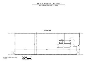 6690 Jones Mill Ct, Norcross, GA à louer Plan de site– Image 1 sur 1