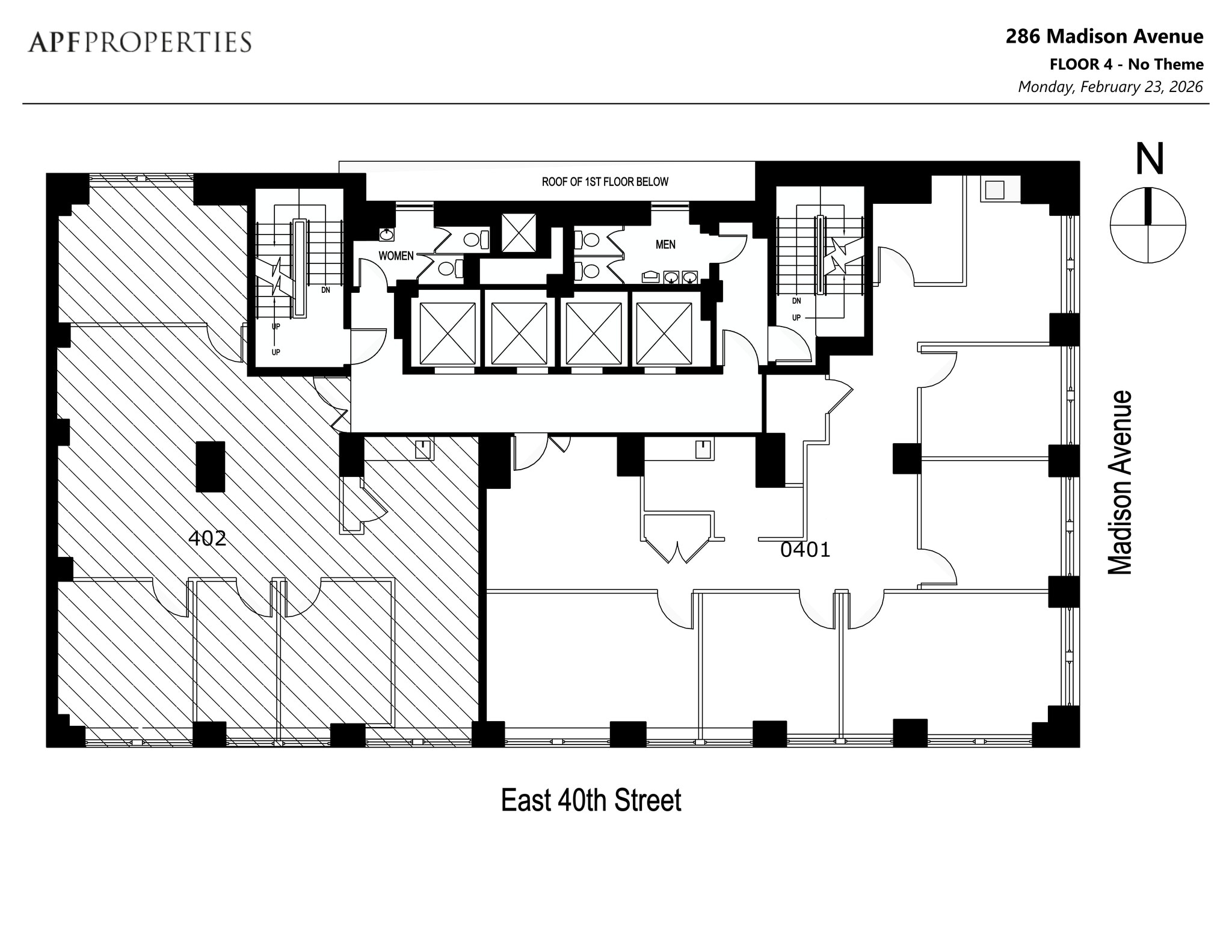 286 Madison Ave, New York, NY à louer Plan de site– Image 1 sur 1