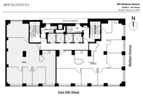 286 Madison Ave, New York, NY à louer Plan de site– Image 1 sur 1