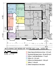 265 Winn St, Burlington, MA à louer Plan d’étage– Image 2 sur 2
