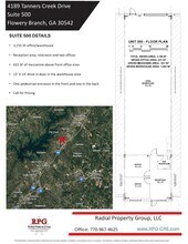 4189 Tanners Creek Dr, Flowery Branch, GA à louer Plan d’étage– Image 2 sur 2