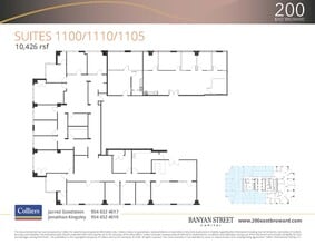 200 E Broward Blvd, Fort Lauderdale, FL à louer Plan d’étage– Image 2 sur 2