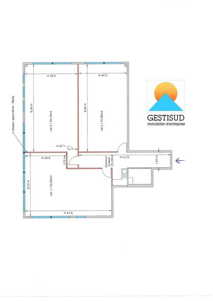 Bureau dans Aubagne à louer - Plan d’étage – Image 3 sur 3
