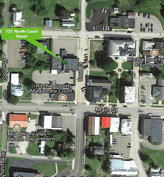 121 N Court St, Harrisville, WV à louer - Aérien – Image 2 sur 4