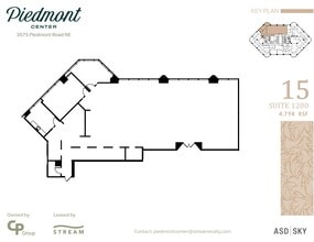 3495 Piedmont Rd NE, Atlanta, GA à louer Plan d’étage– Image 1 sur 1
