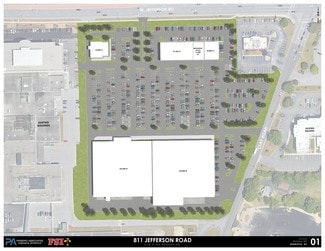 Plus de détails pour 811-813 Jefferson Rd, Henrietta, NY - Terrain à louer