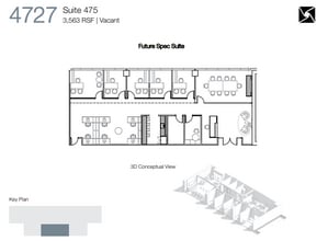 4747 Executive Dr, San Diego, CA à louer Plan d’étage– Image 1 sur 1