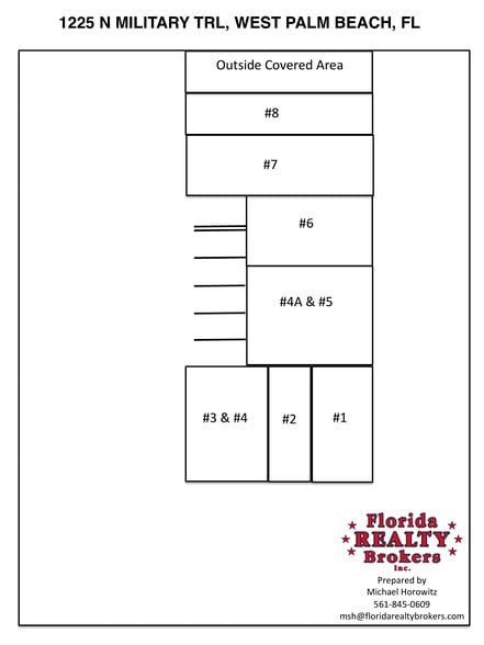 1225 N Military Trl, West Palm Beach, FL à vendre - Plan d’étage – Image 2 sur 3