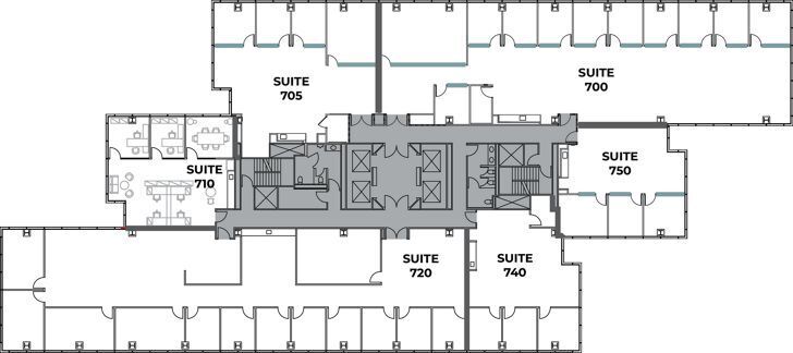 3131 Camino del Rio N, San Diego, CA à louer Plan d’étage– Image 1 sur 1