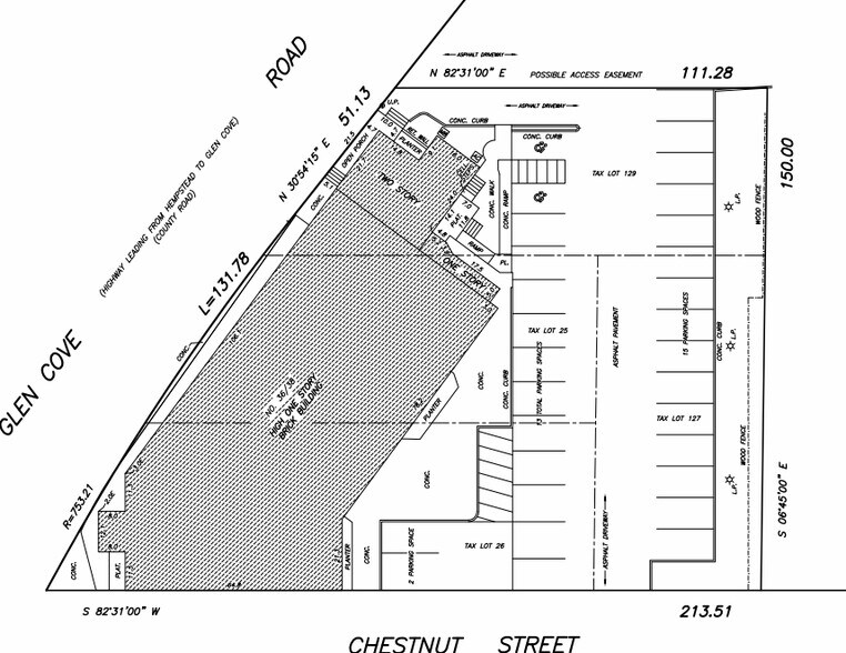 36-38 Glen Cove Rd, Greenvale, NY à vendre - Plan de site – Image 2 sur 2