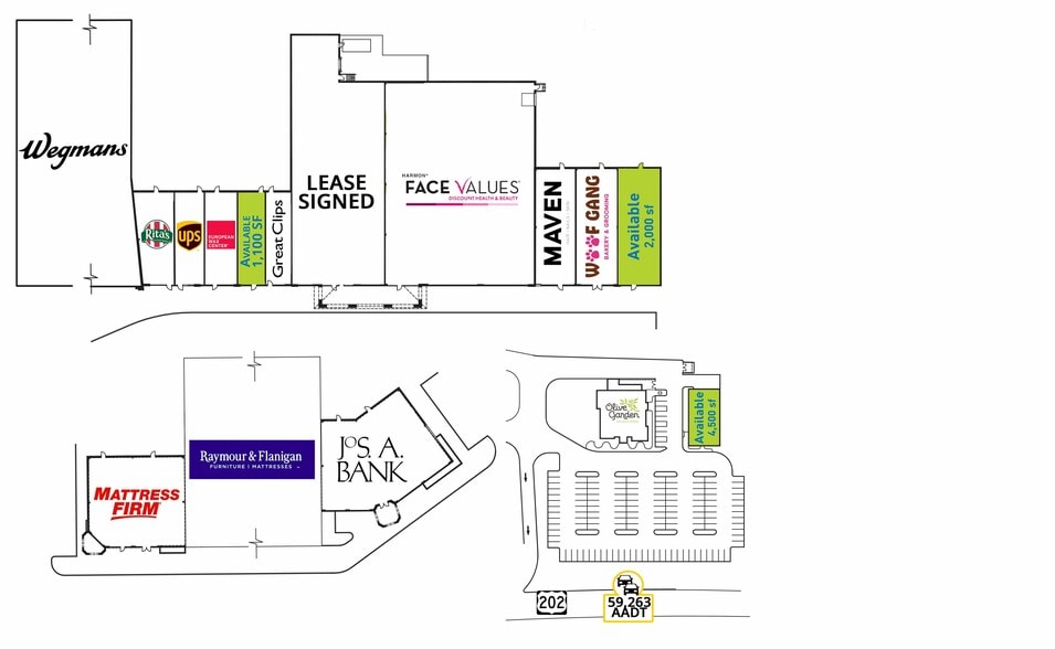724 US Highway 202, Bridgewater, NJ à louer - Photo de l’immeuble – Image 3 sur 11