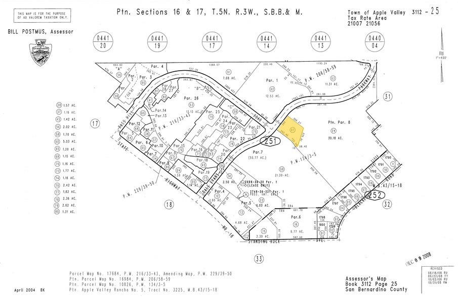 15004 Wakita Blvd, Apple Valley, CA à louer - Plan cadastral – Image 2 sur 4