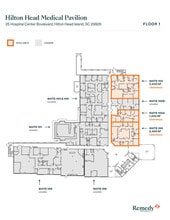 25 Hospital Center Blvd, Hilton Head, SC à louer Plan d’étage– Image 1 sur 2