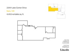 23101 Lake Center Dr, Lake Forest, CA à louer Plan d’étage– Image 1 sur 1