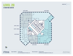 1301 McKinney St, Houston, TX à louer Plan d’étage– Image 1 sur 1