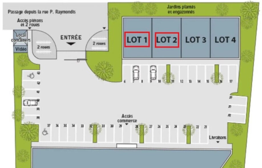 Local d’activités dans Toulouse à louer - Plan d’étage – Image 3 sur 3