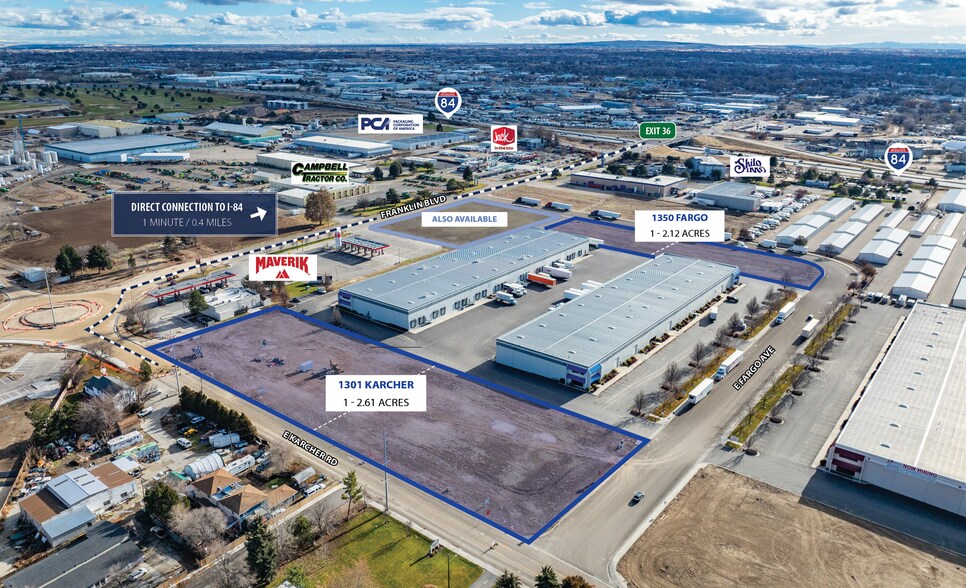 1301 Karcher & 1350 Fargo Land portefeuille de 2 biens à vendre sur LoopNet.fr - Photo de l’immeuble – Image 1 sur 1