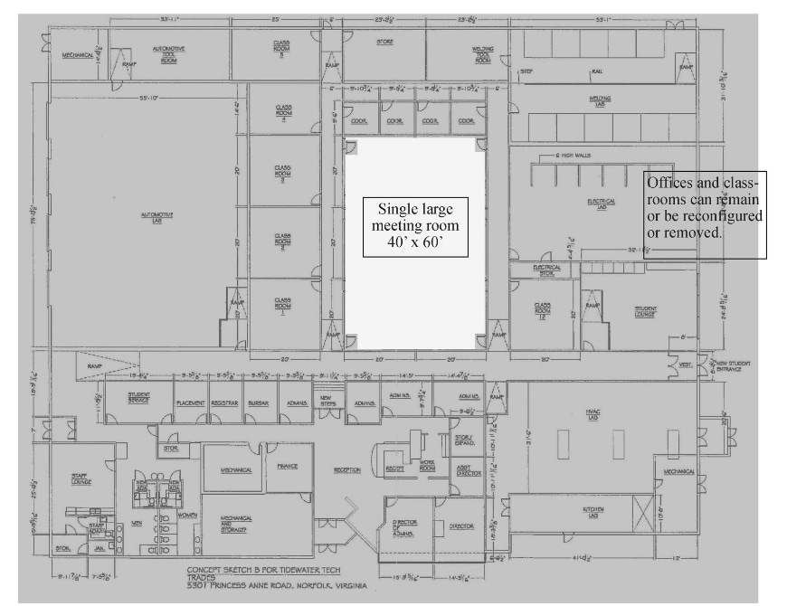 5301 E Princess Anne Rd, Norfolk, VA à louer Plan d’étage– Image 1 sur 1