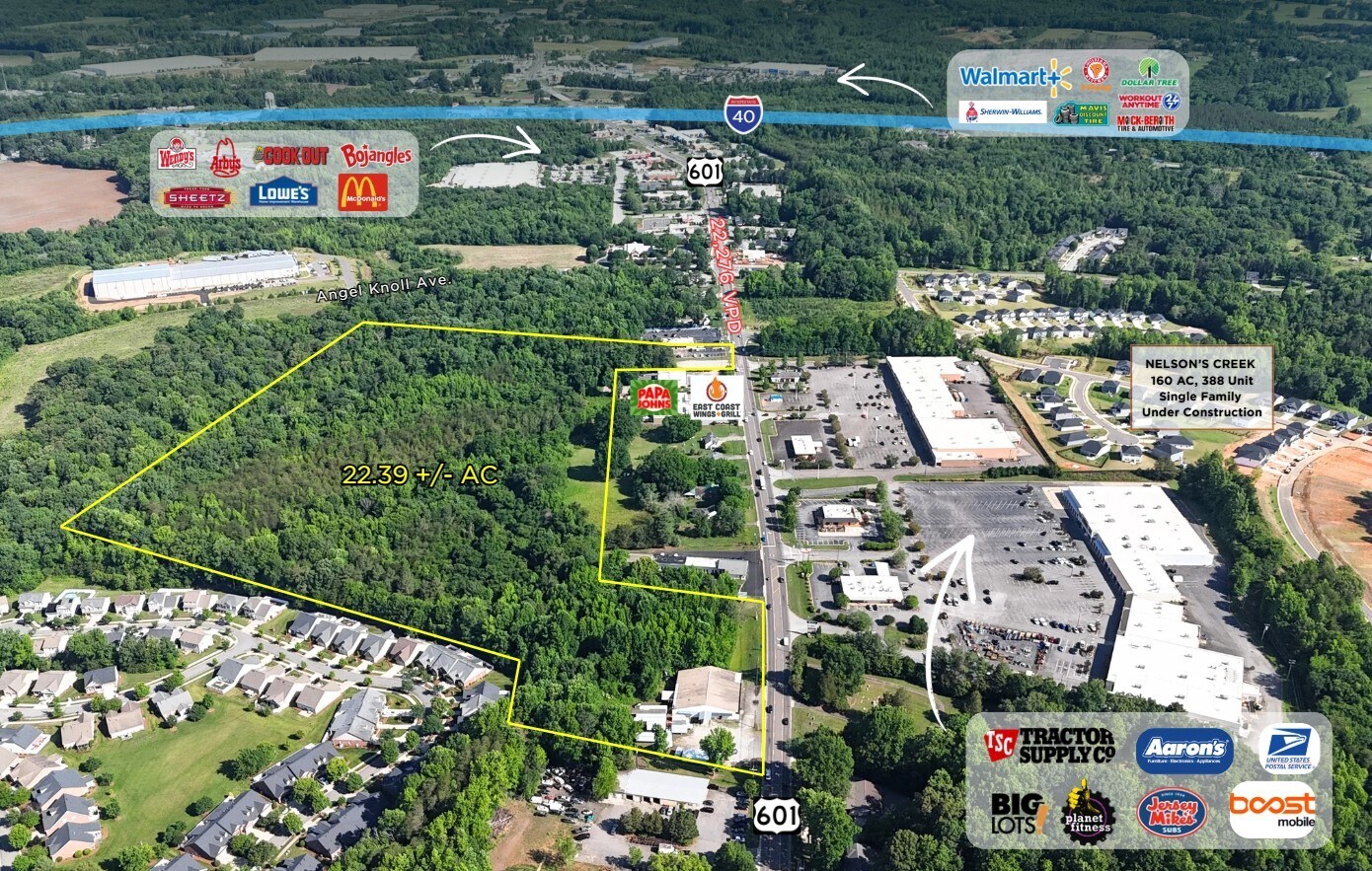 00 Hwy 601, Mocksville, NC à vendre Aérien– Image 1 sur 4