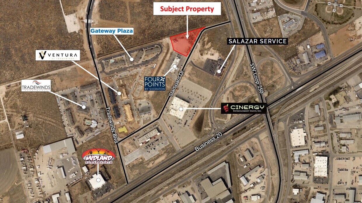 5504 Starboard, Midland, TX à vendre Aérien– Image 1 sur 3