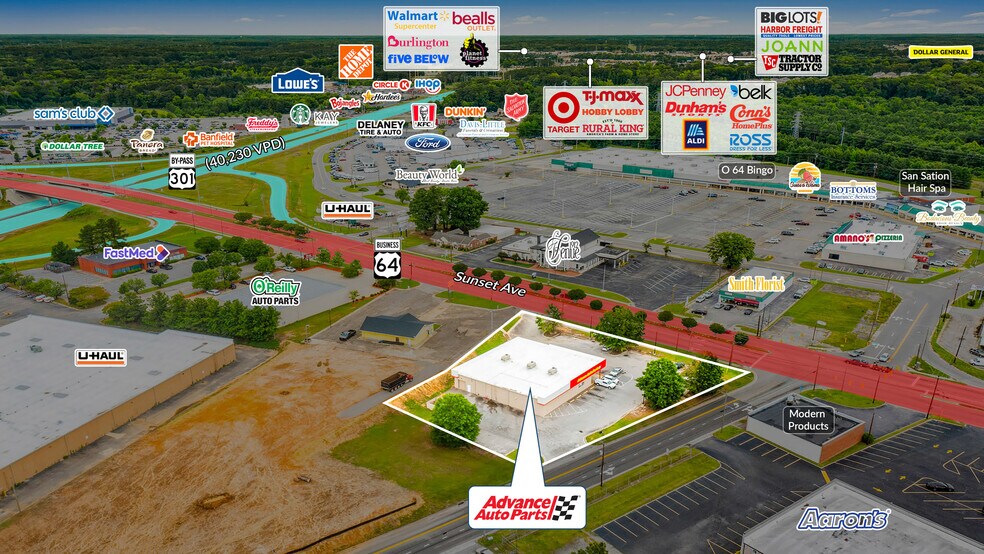 1917 Sunset Ave, Rocky Mount, NC à vendre - Photo de l’immeuble – Image 3 sur 5