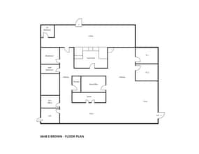 6848 E Brown Rd, Mesa, AZ à vendre Plan d’étage– Image 1 sur 8
