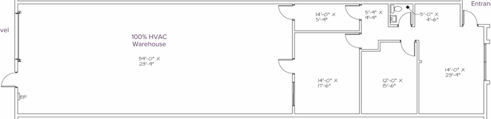 13300 McCormick Dr, Tampa, FL à louer Plan d’étage– Image 1 sur 2