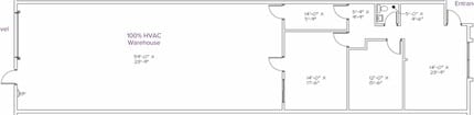 13300 McCormick Dr, Tampa, FL à louer Plan d’étage– Image 1 sur 2
