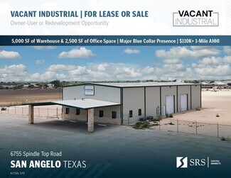 Plus de détails pour 6755 Spindletop Rd, San Angelo, TX - Industriel/Logistique à vendre