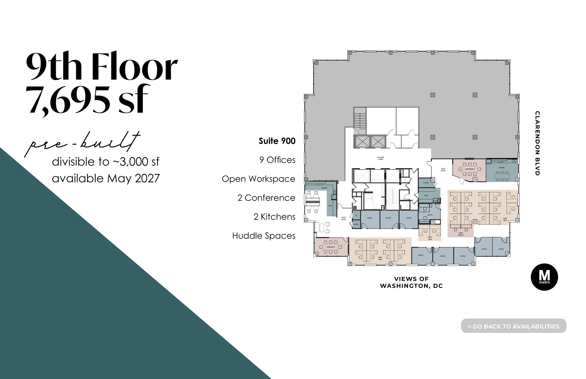 3100 Clarendon Blvd, Arlington, VA à louer Plan d’étage– Image 1 sur 1